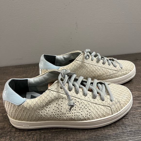 P448 John Margot women’s size 37 python embossed nubuck - Picture 4 of 12